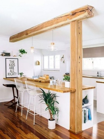 Cocinas abiertas para casas con estilo